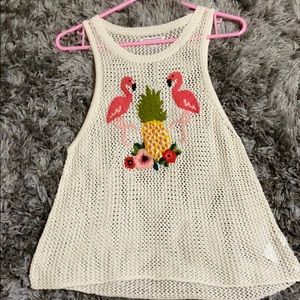 American eagle mesh tank top